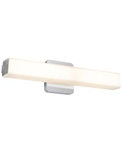 Villa 408 Square Cylinder Cct Led Vanity Light In Silver