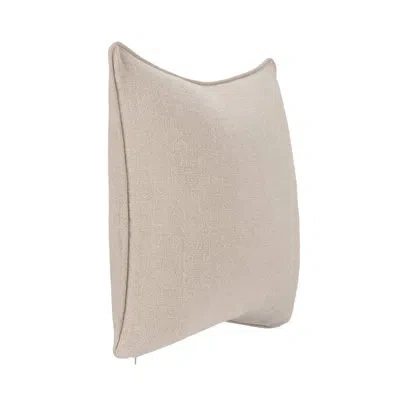 Villa By Classic Home Bedford Linen Fabric Throw Pillow In Natural