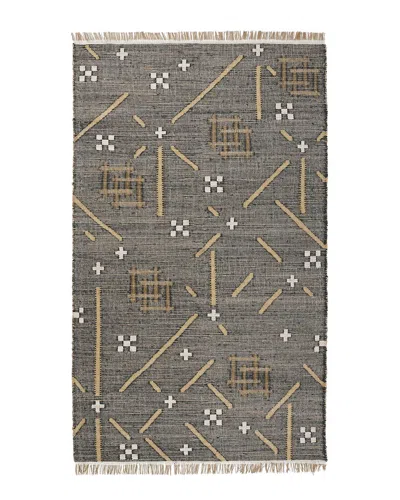 Villa By Classic Home Belfast Wool-blend Area Rug In Brown