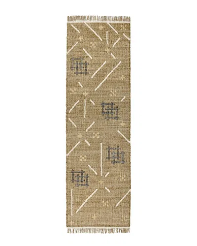 Villa By Classic Home Belfast Wool-blend Hand Woven Area Rug In Brown