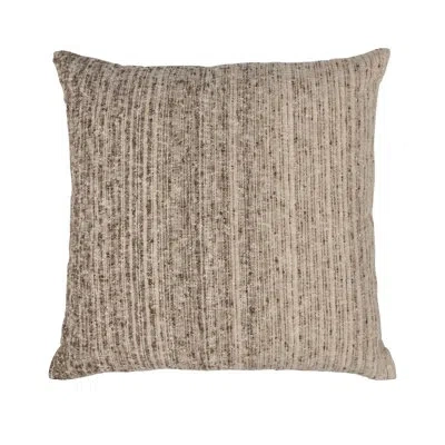 Villa By Classic Home Beryl Ombre Linen Blend Throw Pillow In Brown;beige;cream