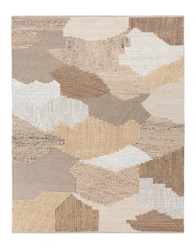 Villa By Classic Home Bondo Hand Woven Wool-blend Area Rug In Neutral