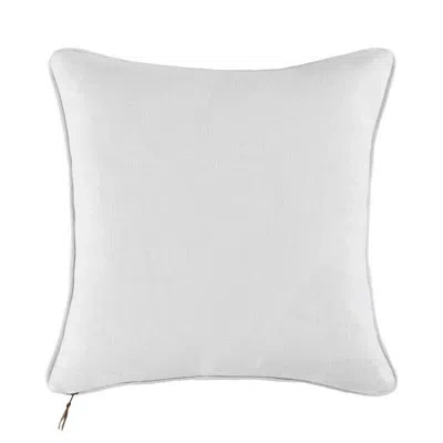 Villa By Classic Home Cardiff Linen Blend Throw Pillow In White