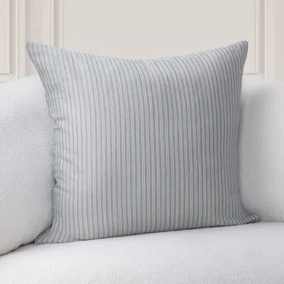 Villa By Classic Home Casa Linen Blend Throw Pillow In Blue