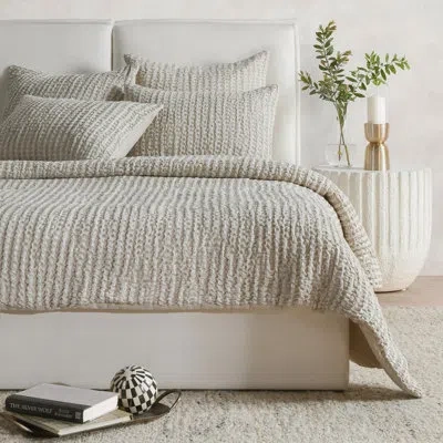 Villa By Classic Home Colmar 3-piece Linen Blend Quilt Set In Neutral