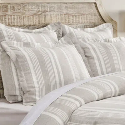 Villa By Classic Home Dale Belgian Linen Sham In White