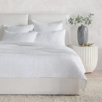 Villa By Classic Home Danica 3-piece Cotton Quilt Set In White
