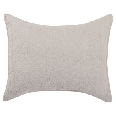 Villa By Classic Home Danica Linen Blend Pillow Sham In Taupe