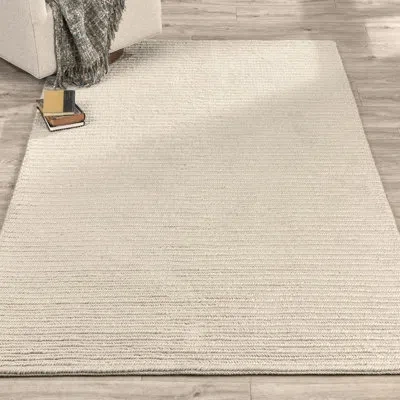 Villa By Classic Home Dawson Hand Woven Wool Blend Area Rug In Beige