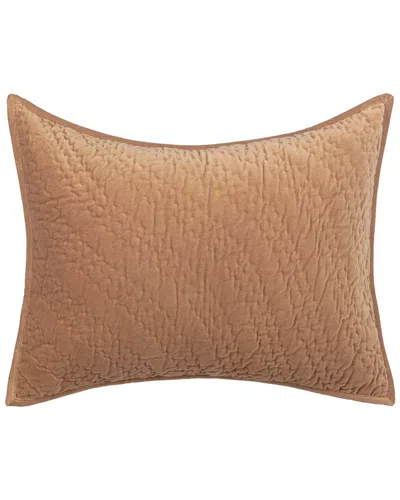 Villa By Classic Home Elms Velvet Sham In Brown