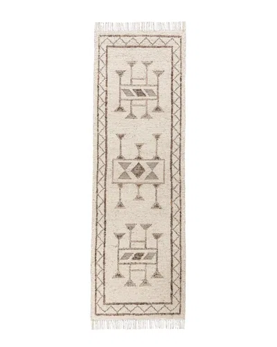 Villa By Classic Home Gazi Wool-blend Hand Woven Area Rug In Neutral