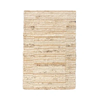 Villa By Classic Home Idra Handwoven Wool Blend Area Rug In Ivory