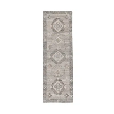 Villa By Classic Home Lukens Handwoven Multi-color Fabric Performance Rug In Grey Multicolor
