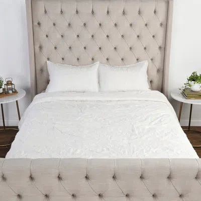 Villa By Classic Home Matira Cotton Twin Quilt In Neutral