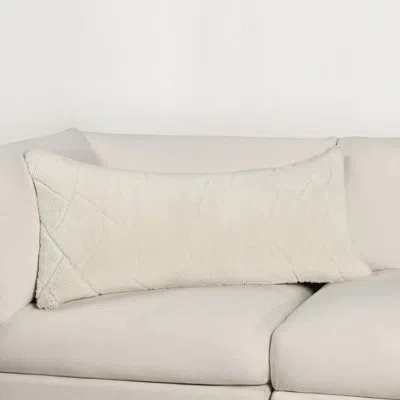 Villa By Classic Home Mercer Wool Blend Fabric Ivory Pillow