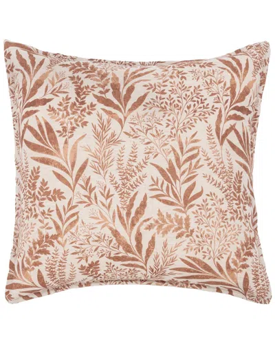 Villa By Classic Home Mulberry Linen-blend Euro Sham In Brown
