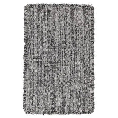 Villa By Classic Home Rectangle Bradbury Area Rug With Non-slip Backing In Gray