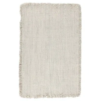 Villa By Classic Home Rectangle Bradbury Area Rug With Non-slip Backing In Ivory