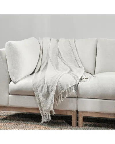 Villa By Classic Home Ria Throw Blanket In Grey