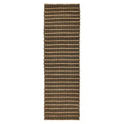 Villa By Classic Home Runner Alysa 2.6 X 8 Area Rug In Black