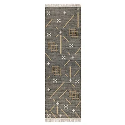 Villa By Classic Home Runner Belfast 2.6 X 8 Area Rug In Black;multi