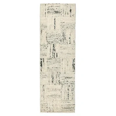 Villa By Classic Home Runner Sosa Runner 2'6" X 8' Area Rug In Black;ivory