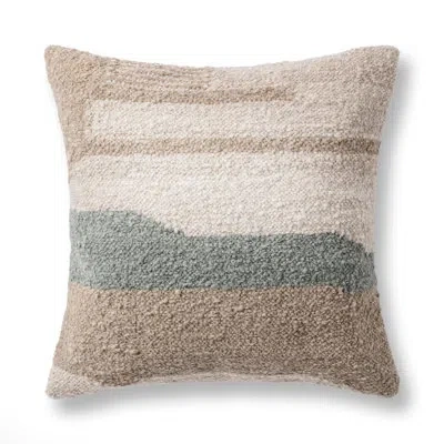 Villa By Classic Home Sita Performance Fabric Throw Pillow In Sage,natural