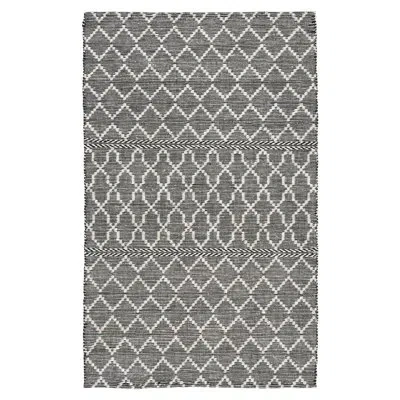 Villa By Classic Home Sonora Area Rug In Black;ivory