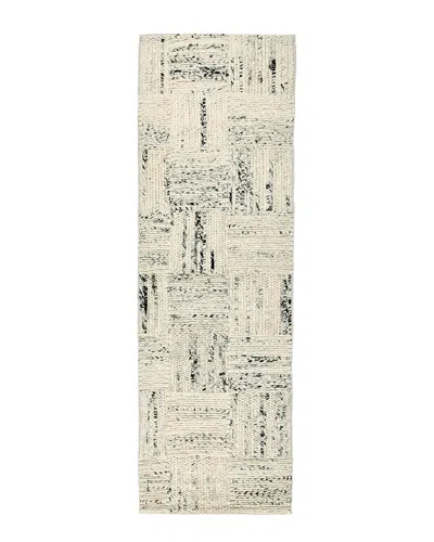 Villa By Classic Home Sosa Wool-blend Hand Woven Distressed Rug In Neutral