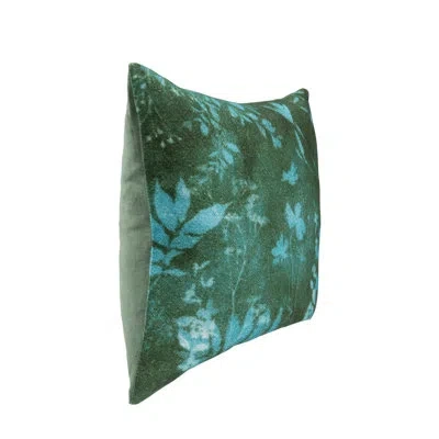 Villa By Classic Home Spartina  Linen Blend Throw Pillow In Green