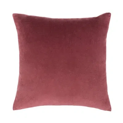 Villa By Classic Home Spartina  Linen Blend Throw Pillow In Red