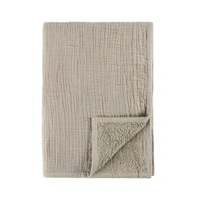 Villa By Classic Home Tc Cotton Linen Blend 50"x70" Throw Blanket