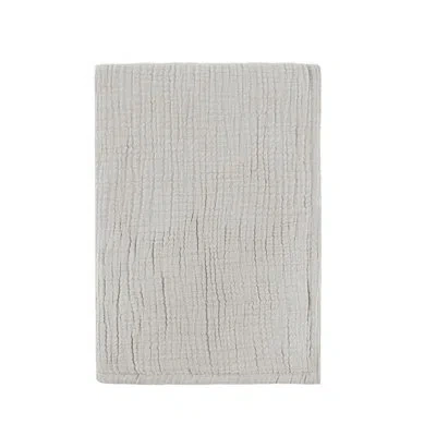 Villa By Classic Home Tc Cotton Linen Blend 50"x70" Throw Blanket