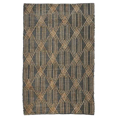 Villa By Classic Home Tustin Area Rug With Non-slip Backing In Ivory;gray