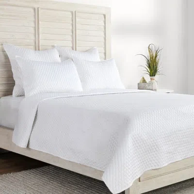 Villa By Classic Home Winthrop Egyptian-quality Cotton Quilt In White