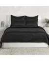 Villa By Classic Home Winthrop Sateen Quilt In Black