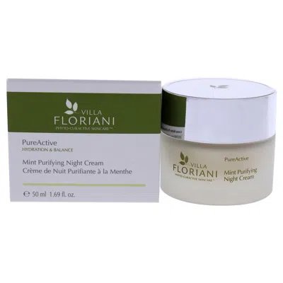 Villa Floriani Pureactive Purifying Night Cream - Mint By  For Unisex - 1.69 oz Cream In White