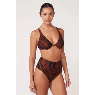 Villa Fresca Amelia Bikini Swimsuit Top In Multi