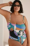 Villa Fresca Bella One-piece Swimsuit In Multicolor
