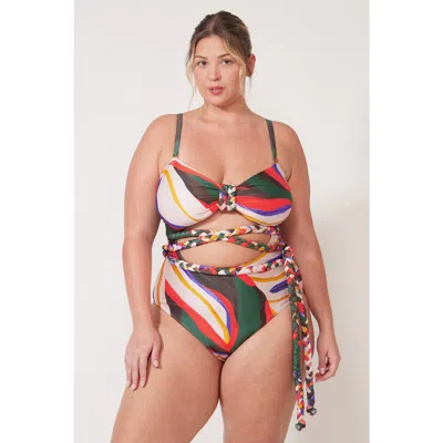 Villa Fresca Lyra One-piece Swimsuit In Multi