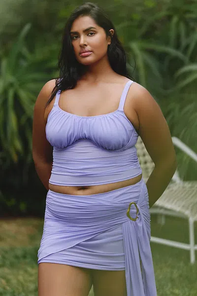 Villa Fresca Plus Wren Tank In Purple