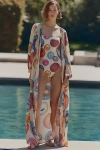 Villa Fresca Serena Cover-up Shawl In Beige