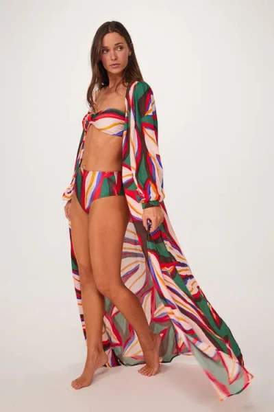 Villa Fresca Serena Cover-up Dress In Multi