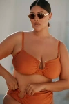 Villa Fresca Sofia Bandeau Bikini Top In Gold