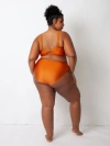 Villa Fresca Sofia Bikini Swim Bottoms In Copper