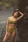 Villa Fresca Sofia Bikini Top In Green