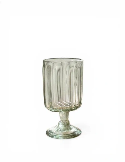 Villa Lua Home Handblown Camille Wine Glass In Transparent