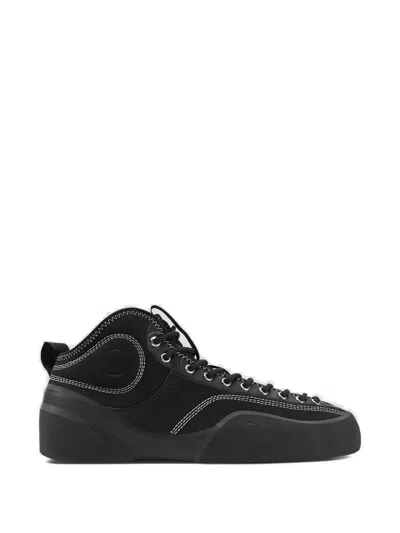 Village Pm 1pm Mid-top Sneakers In Black