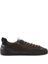 Village Pm Lace-up Pull-tab Sneakers In Brown