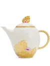 Villari Acapulco Teapot In Weiss
